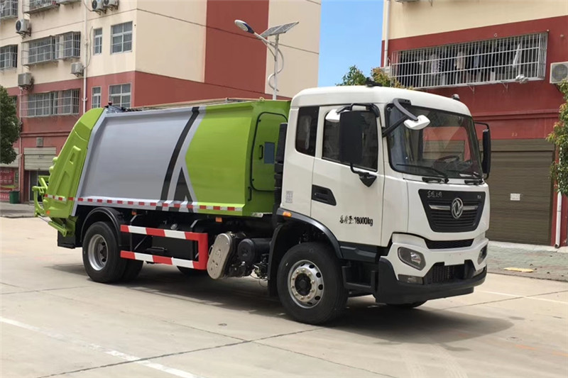 国六东风天锦12-14方高端压缩垃圾车
