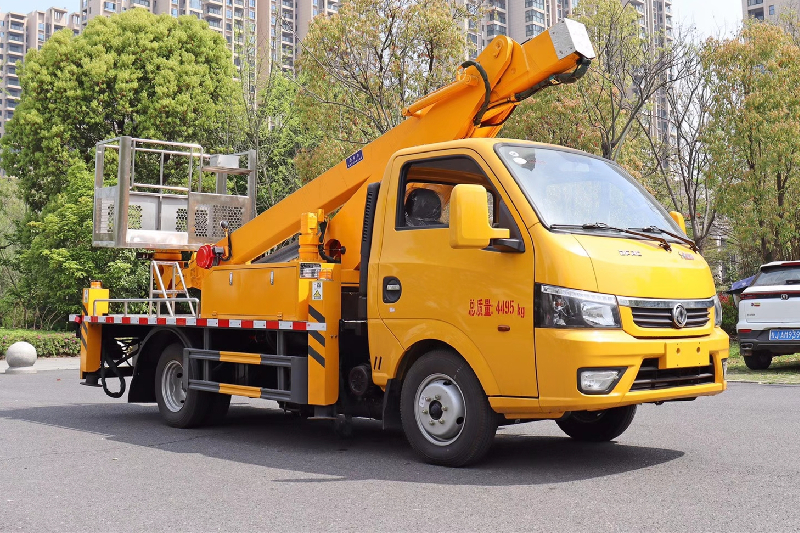 国六东风途逸16米高空作业车（蓝牌，伸缩臂）